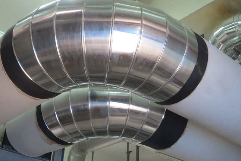 施工完毕冷冻管道